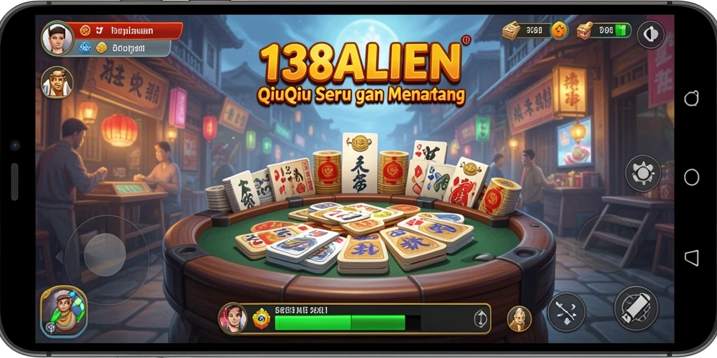 Tampilan gameplay QiuQiu yang seru dan interaktif.