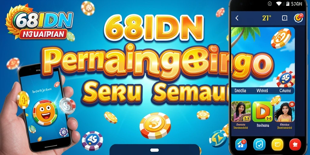Tampilan antarmuka gameplay Bingo yang menarik di 68IDN.