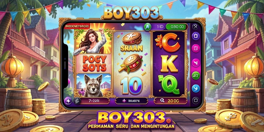 Tampilan gameplay menarik dari game slot BOY303 yang penuh warna.