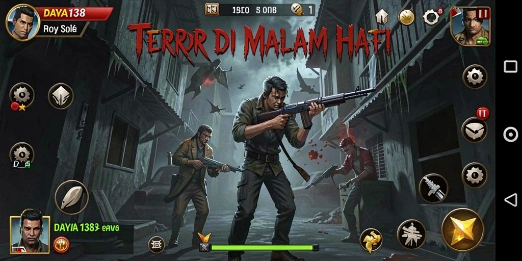 Screenshot menampilkan suasana mencekam dalam gameplay DAYA138.