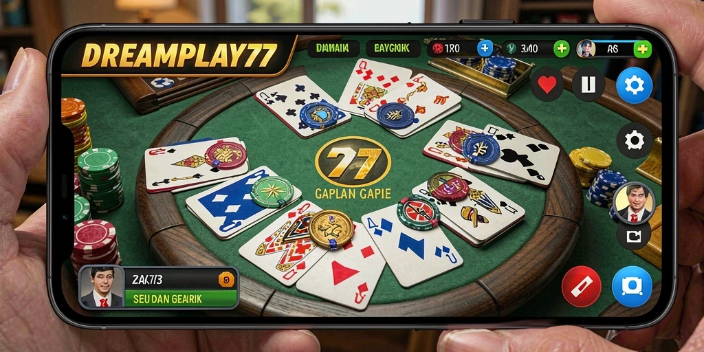 Gameplay gaple seru dengan fitur menarik di DREAMPLAY77.