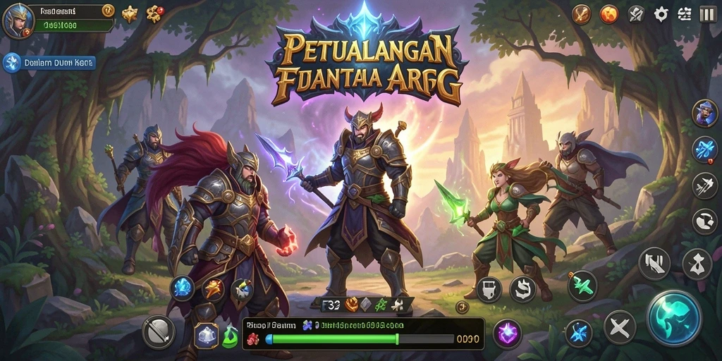 Gameplay F32 menampilkan pertarungan seru dengan grafik yang memikat.