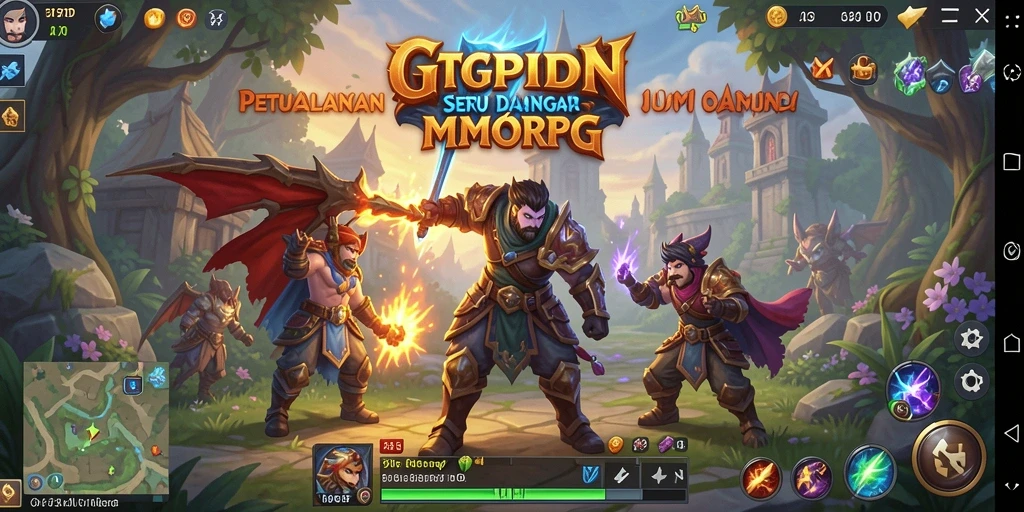 Lihat gameplay seru GTPIDN dalam dunia MMORPG.
