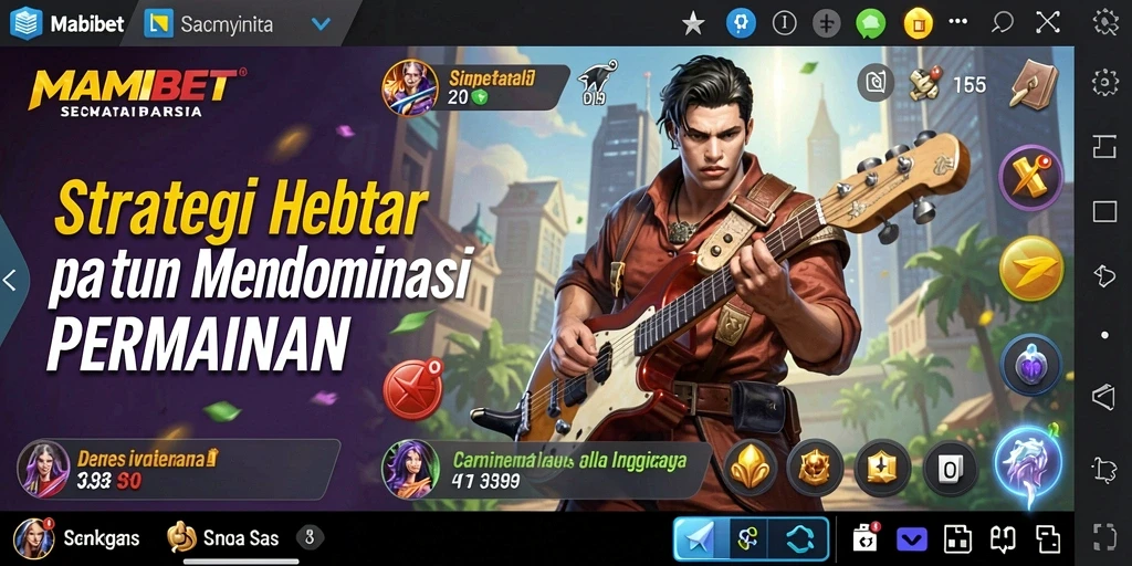 Tangkapan layar gameplay MAMIBET yang menampilkan aksi strategi mendebarkan.