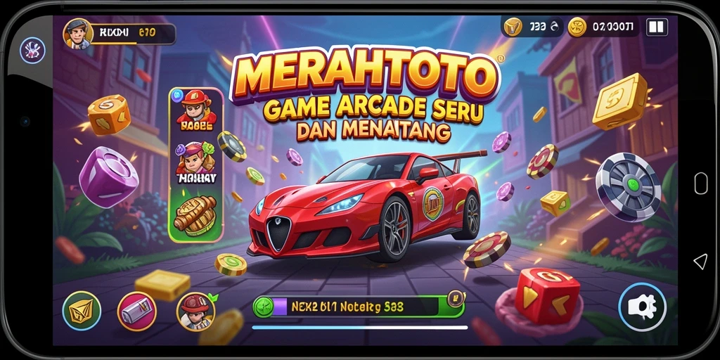 Tampilan gameplay seru dari MERAHTOTO yang penuh tantangan.