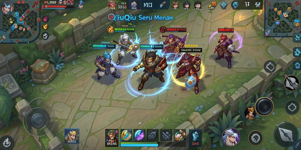 Tangkapan layar gameplay QiuQiu MLBB8 yang seru.