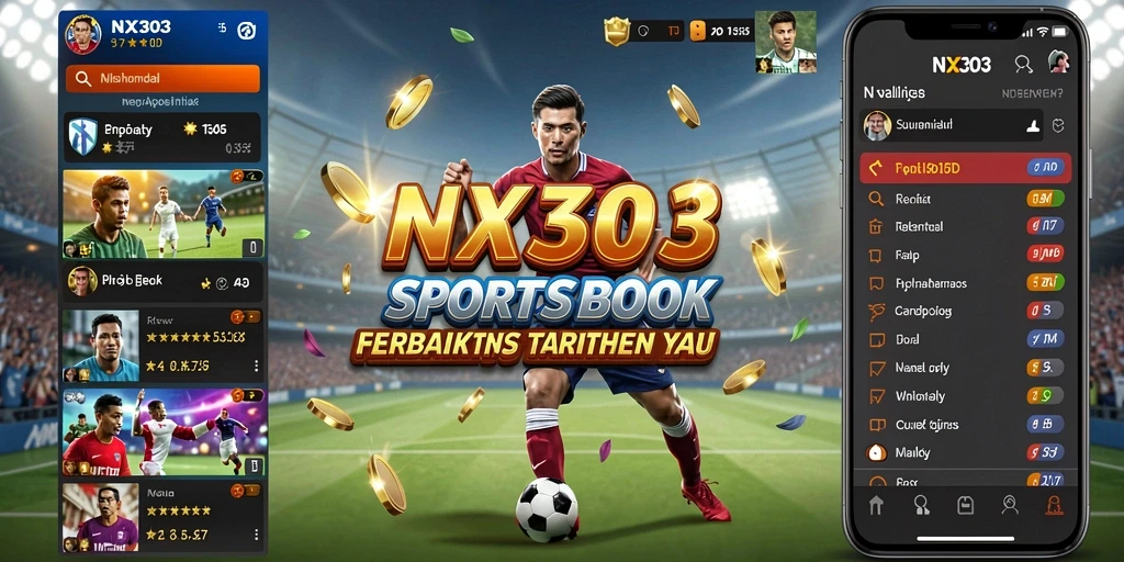 Tampilan gameplay Sportsbook NX303 yang menarik dan interaktif.
