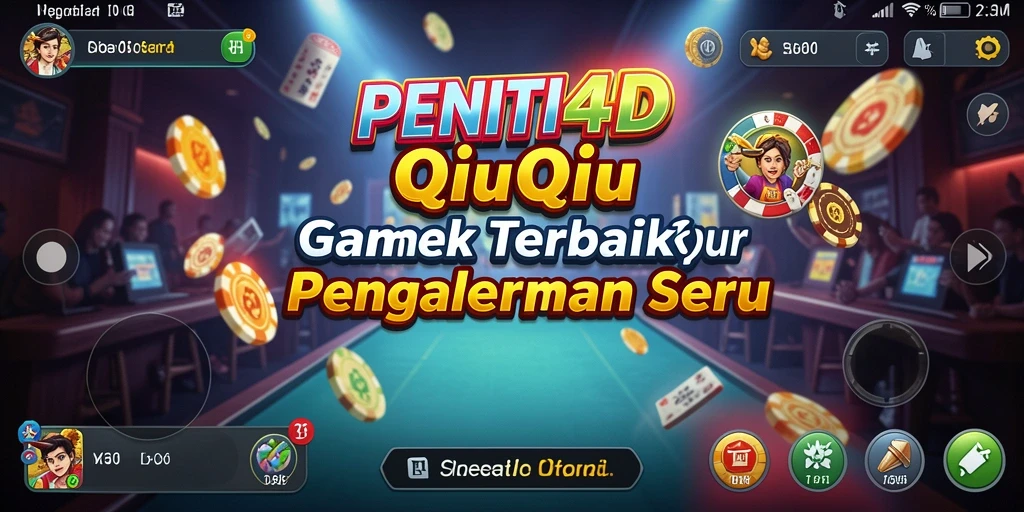 Screenshot utama PENITI4D menunjukkan gameplay QiuQiu yang menarik.