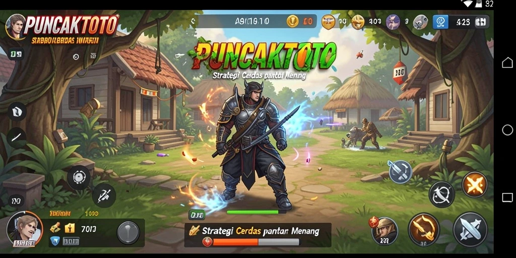 Tampilan menarik dan gameplay menantang dalam PUNCAKTOTO.