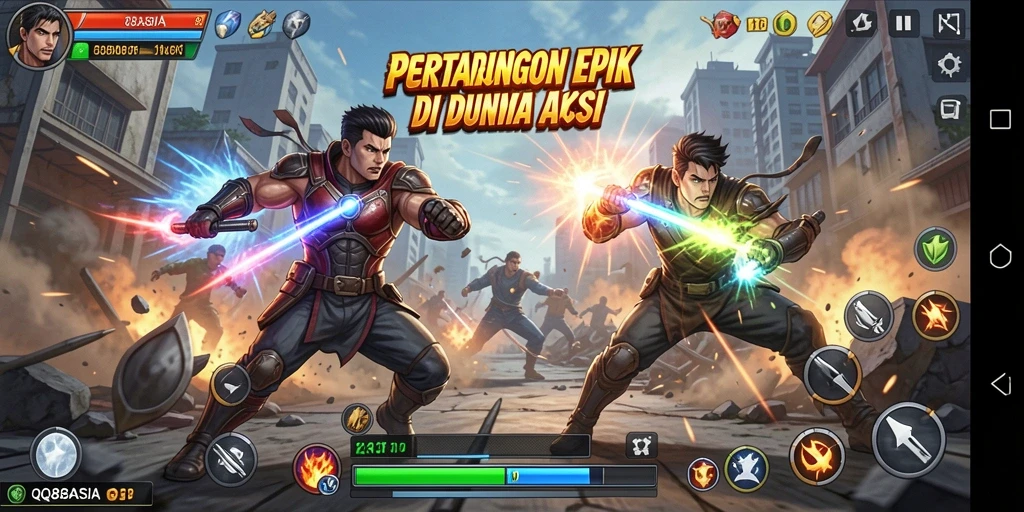 Gameplay seru dan adrenalin tinggi di QQ88ASIA.