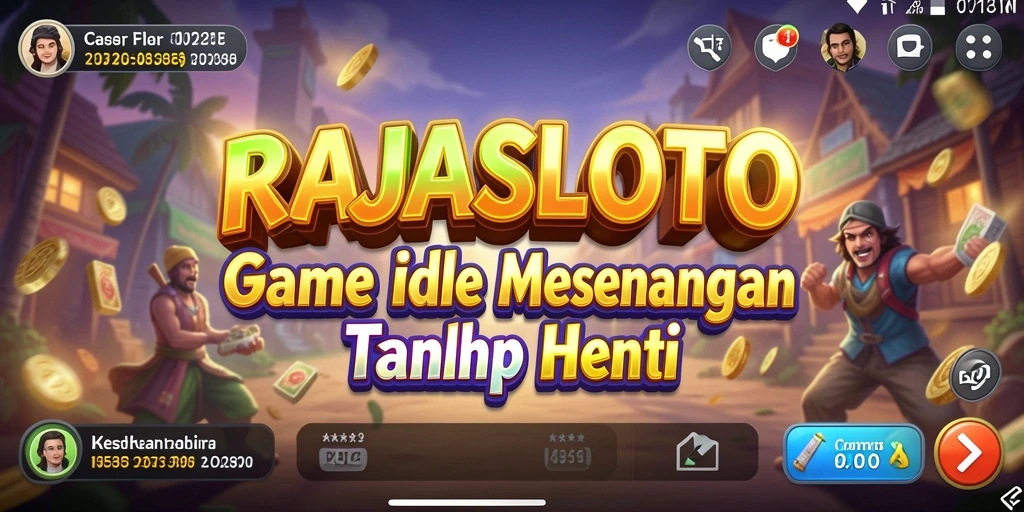 Tampilan menarik dari gameplay sedot uang di RAJASLOTO.