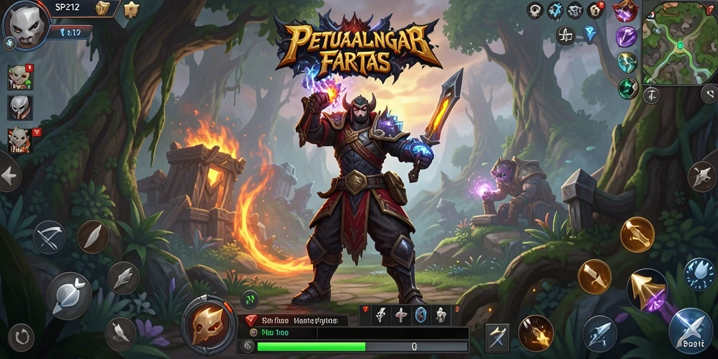 Gameplay ARPG yang mendebarkan dengan aksi yang seru.