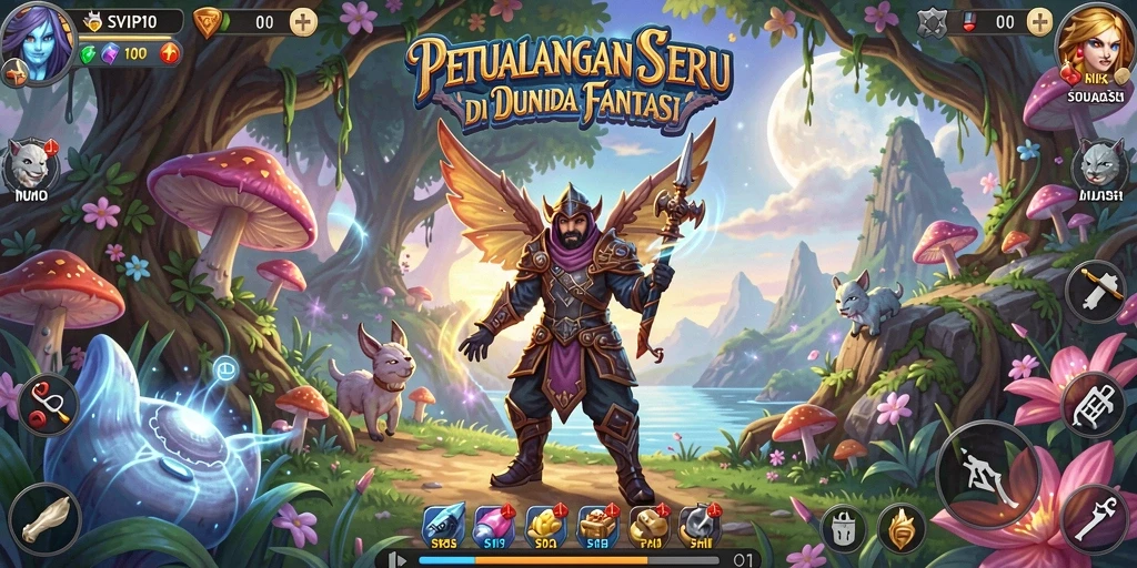 Tangkapan layar <strong>SVIP10</strong> menampilkan aksi seru di tengah petualangan.