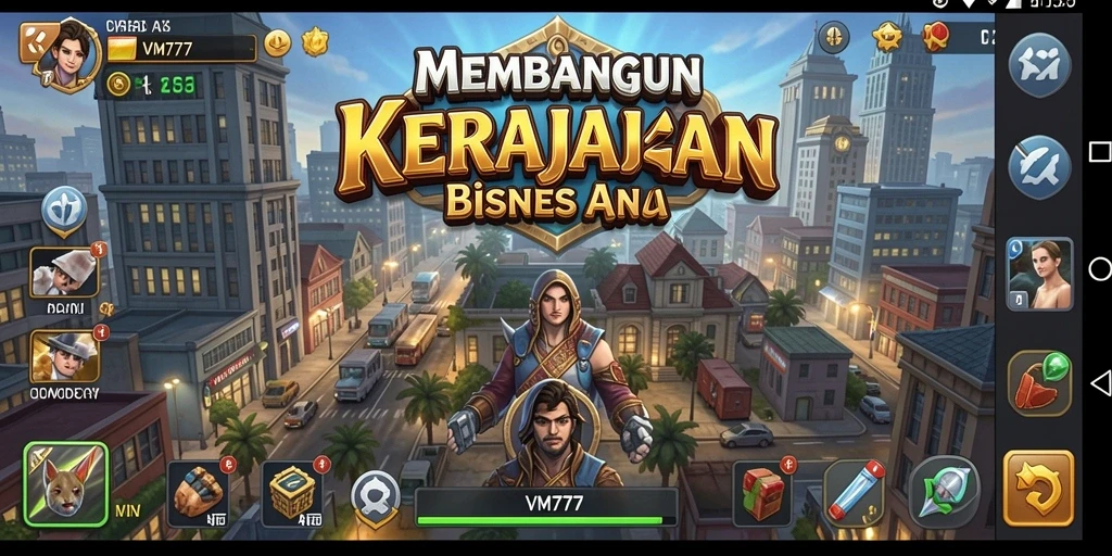 Tampilan gameplay Tycoon yang menarik dan interaktif.